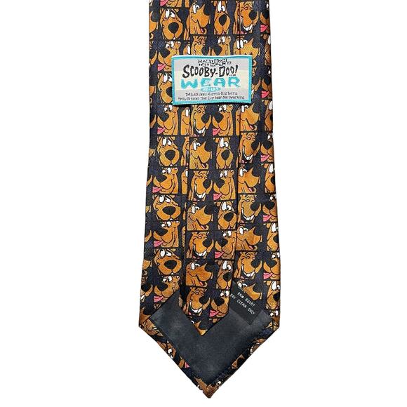 Briefly Stated Cartoon Network Scooby Doo Silk Necktie Tie Novelty Cartoon Dogs - Picture 3 of 7